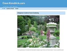 Tablet Screenshot of davekendrick.com